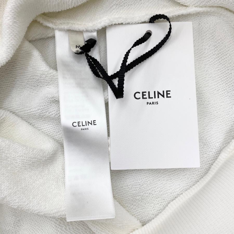 CELINE セリーヌ スウェット グラデーションロゴプリントパーカー 