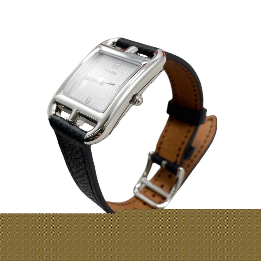 HERMES エルメス 腕時計 ケープコッド CC1.210 B刻印 ブラック
