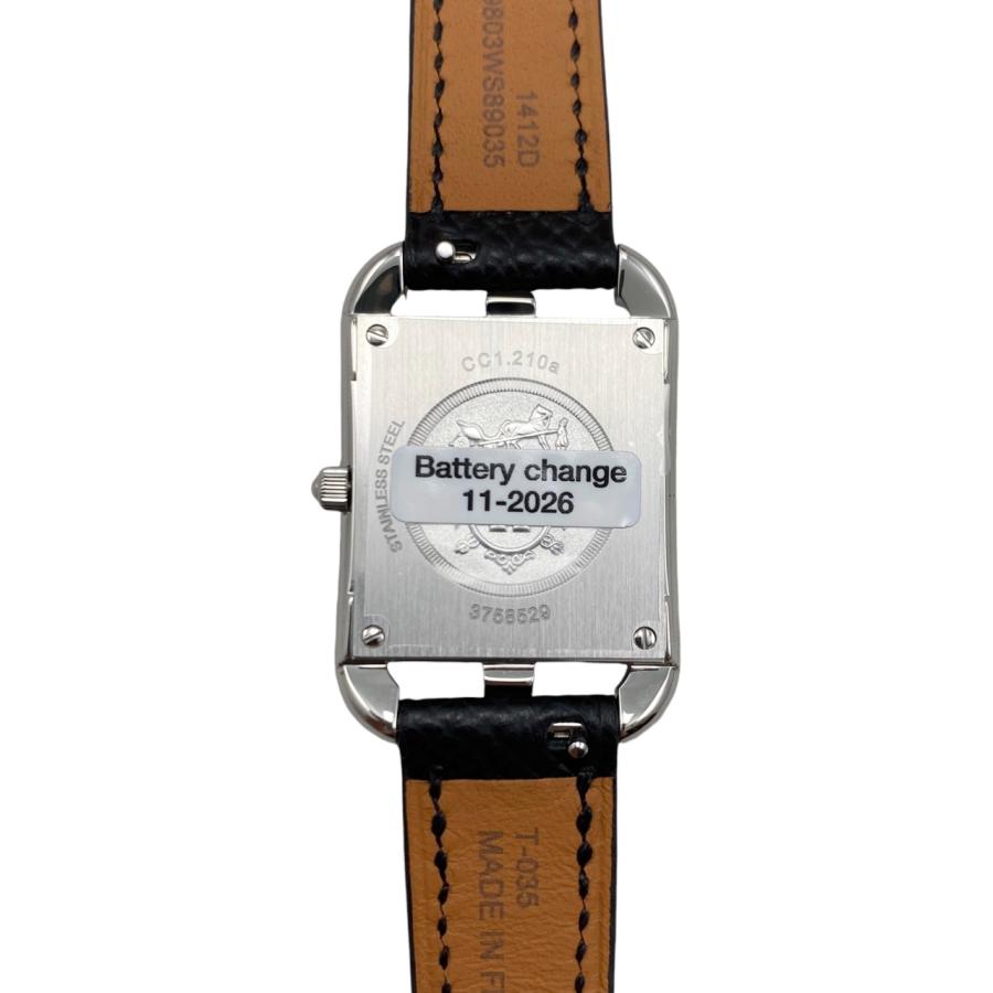 HERMES エルメス 腕時計 ケープコッド CC1.210 B刻印 ブラック
