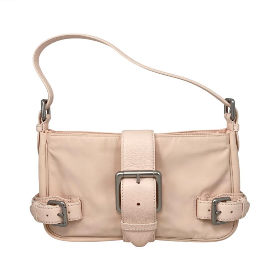 ボッテガヴェネタ ハンドバッグ ワンショルダーバッグ フラップバックル 691409 ピンク シルバー金具 BOTTEGA VENETA