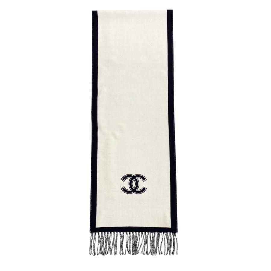 CHANEL（シャネル） マフラー ストール ココマーク フリンジ ウール