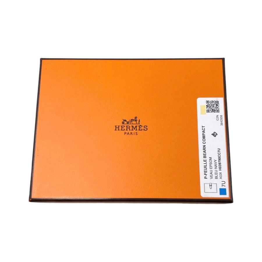 HERMES エルメス 2つ折り財布 ベアン コンパクト H039790CC7U W刻印