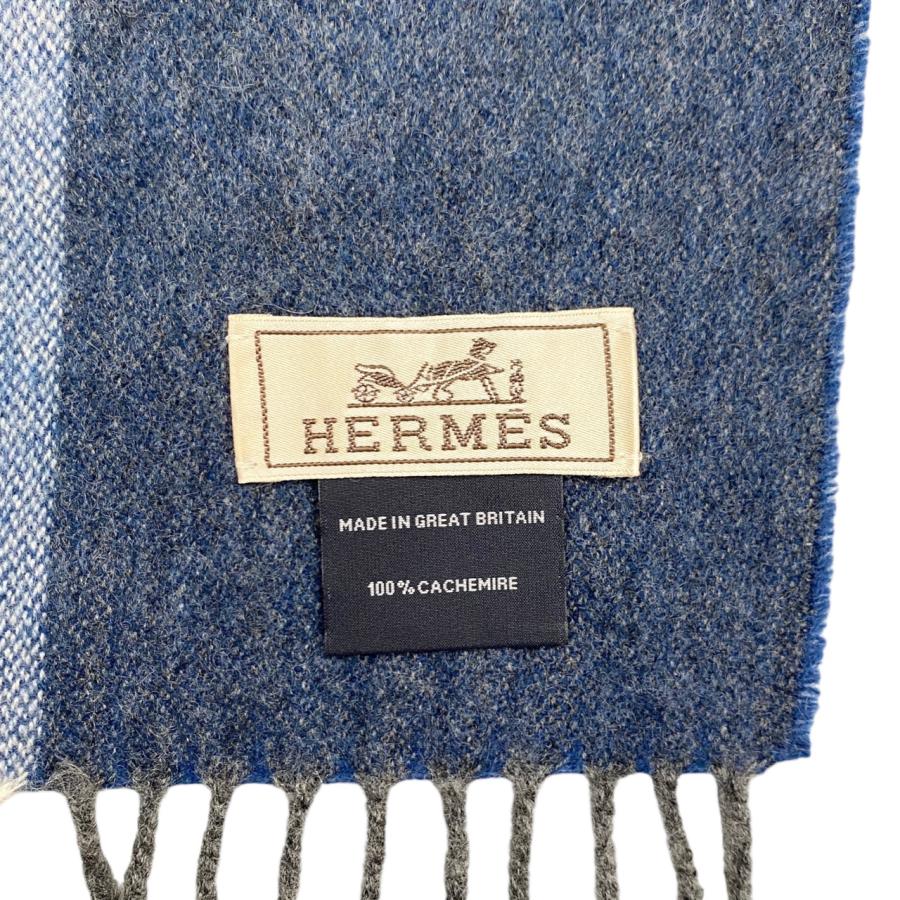 HERMES（エルメス） マフラー サマーブロック H393834T ロゴ カシミヤ