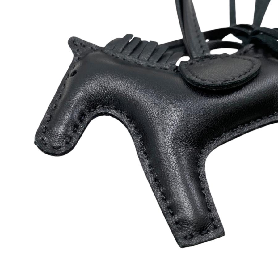 ❤未使用品❤ロデオPM ノワール ブラック 黒 エルメス Ｚ刻印 箱付き HERMES エルメス バッグチャーム ロデオ PM Z刻印 ノワール