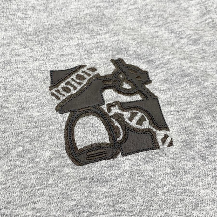 美品！HERMES PARIS ストライプ Tシャツ Lサイズ＆グレー長袖L2枚 8e58adf6e1e92422ebc6ad6943e1df