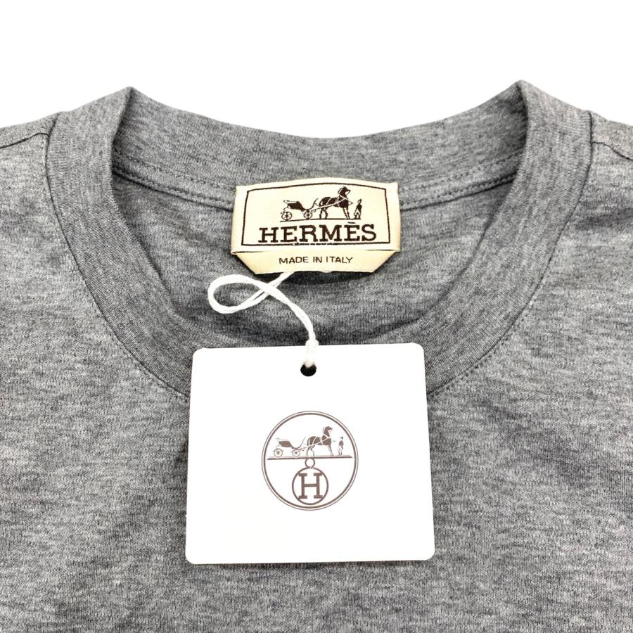 HERMES エルメス　ステッチデザインシャツ　新品未使用 HERMES/エルメス】 ステッチデザイン ロングTシャツ 長袖T
