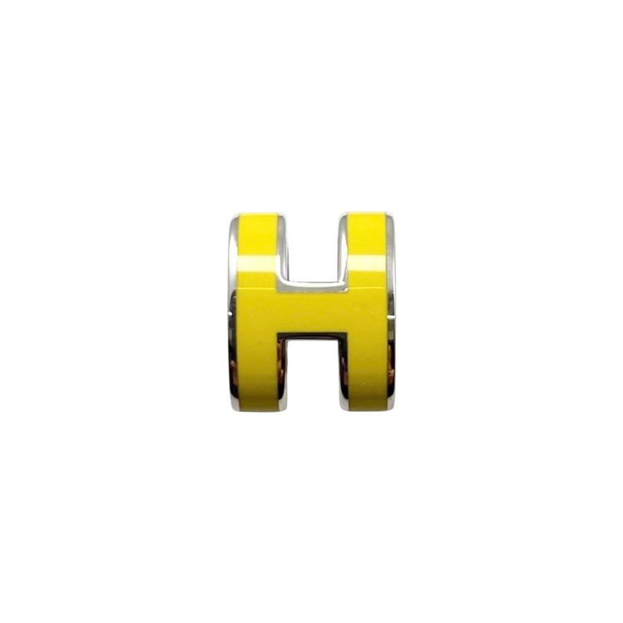 HERMES（エルメス） ピアス ポップアッシュ ミニ Hロゴ ライム
