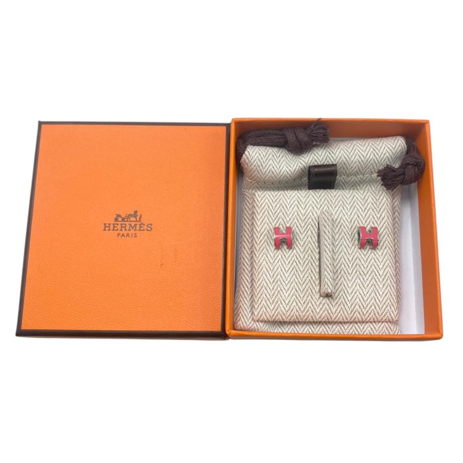 HERMES（エルメス） ピアス ポップアッシュ ミニ H608002FP65 Hロゴ