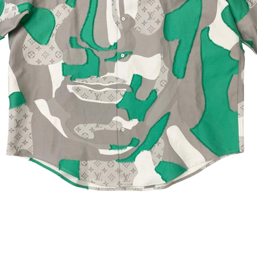 LOUIS VUITTON ルイヴィトン シャツ プリンテッドコットンフィル