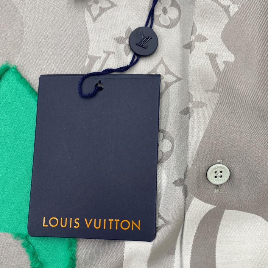 LOUIS VUITTON ルイヴィトン シャツ プリンテッドコットンフィル