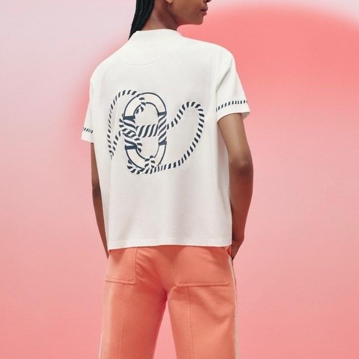 HERMES エルメス 2023ss ボクシーTシャツ canoe カノエ サイズ34