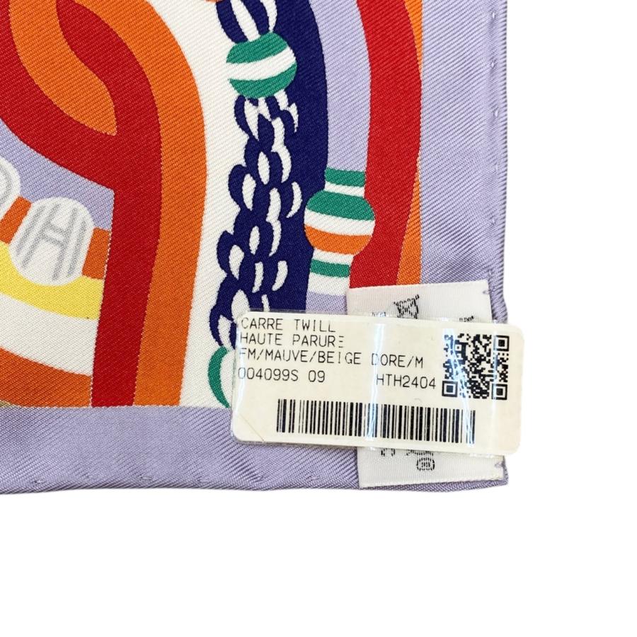 エルメス　HERMES　スカーフ　カレ90　オート・パリュール HERMES エルメス シルクスカーフ カレ90 オート・パリュール