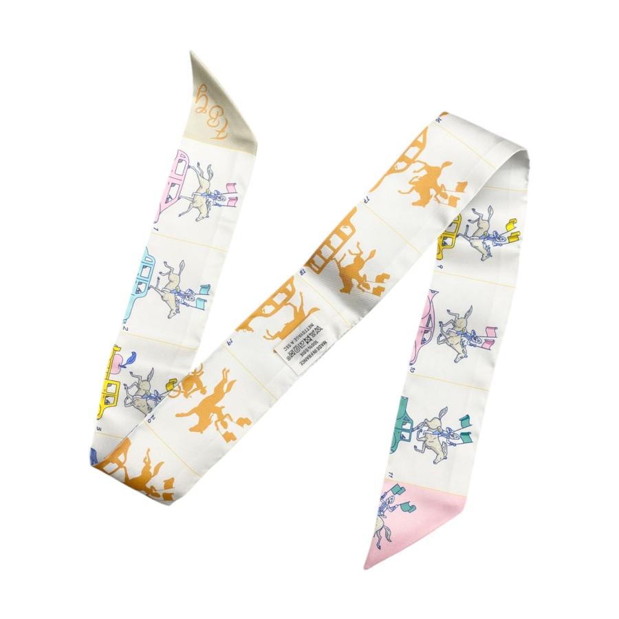 HERMES（エルメス） シルクスカーフ ツイリー パラード H064150S 07