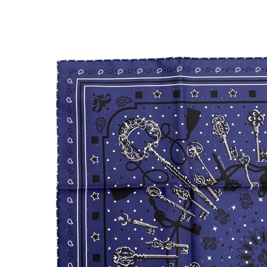 HERMES（エルメス） シルクバンダナ カレ55 レ・クレ H043984S 07