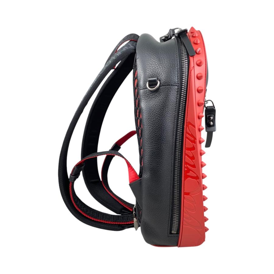 Christian Louboutin スパイクバッグ 黒赤 Christian Louboutin クリスチャンルブタン リュックサック スパイク