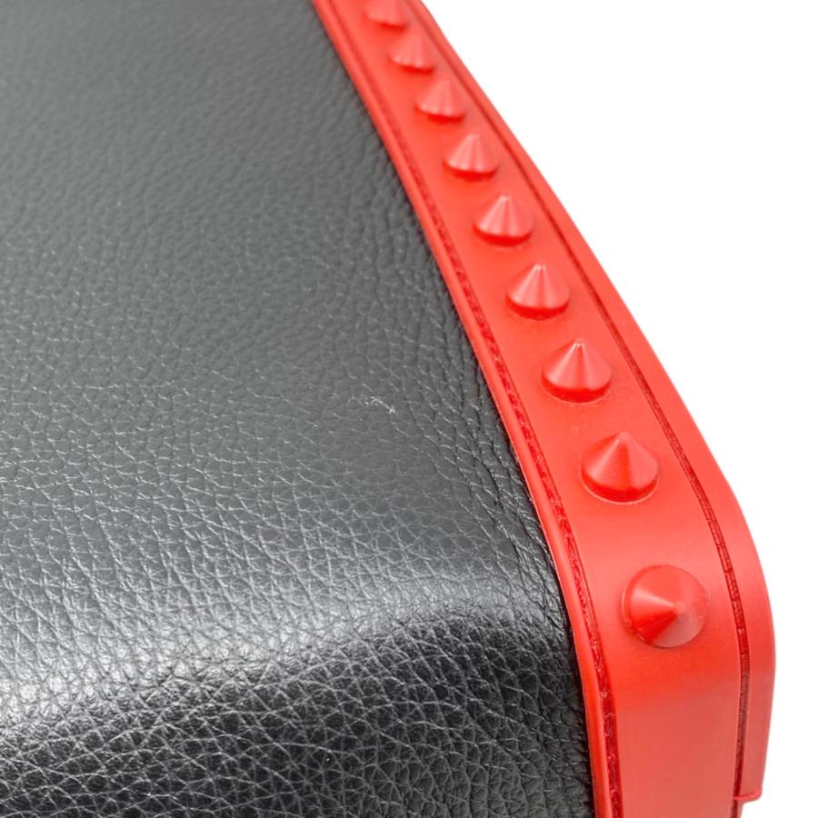 Christian Louboutin スパイクバッグ 黒赤 Christian Louboutin クリスチャンルブタン リュックサック スパイク