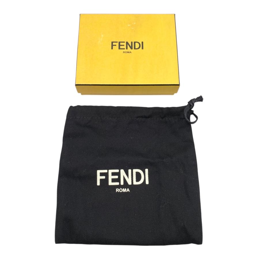 FENDI（フェンディ） 6連キーケース ロゴ 7AP011 ALA8 F1Z35 ブラック