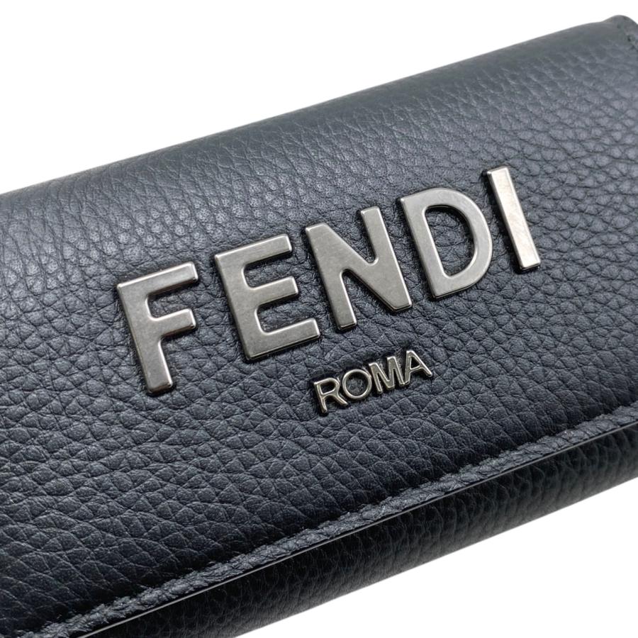 FENDI フェンディ 6連キーケース ロゴ 7AP011 ALA8 F1Z35