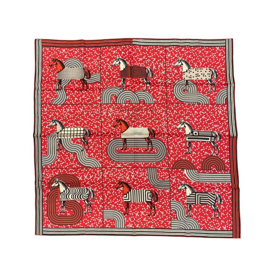 HERMES（エルメス） シルクスカーフ カレ90 ガルド・ローブ・ポップ