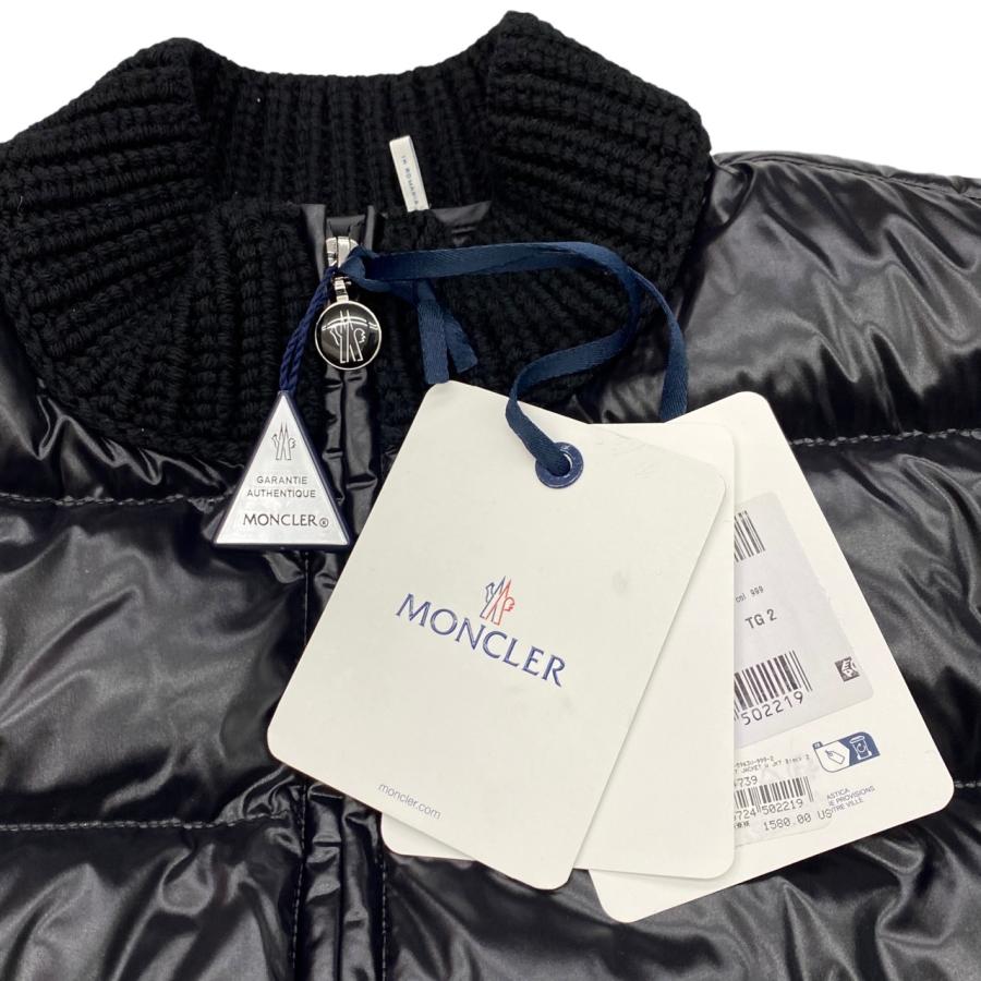 モンクレール ダウンジャケット アルセロット J20931A00015 5963V 2サイズ ナイロン ブラック ARCELOT MONCLERの画像