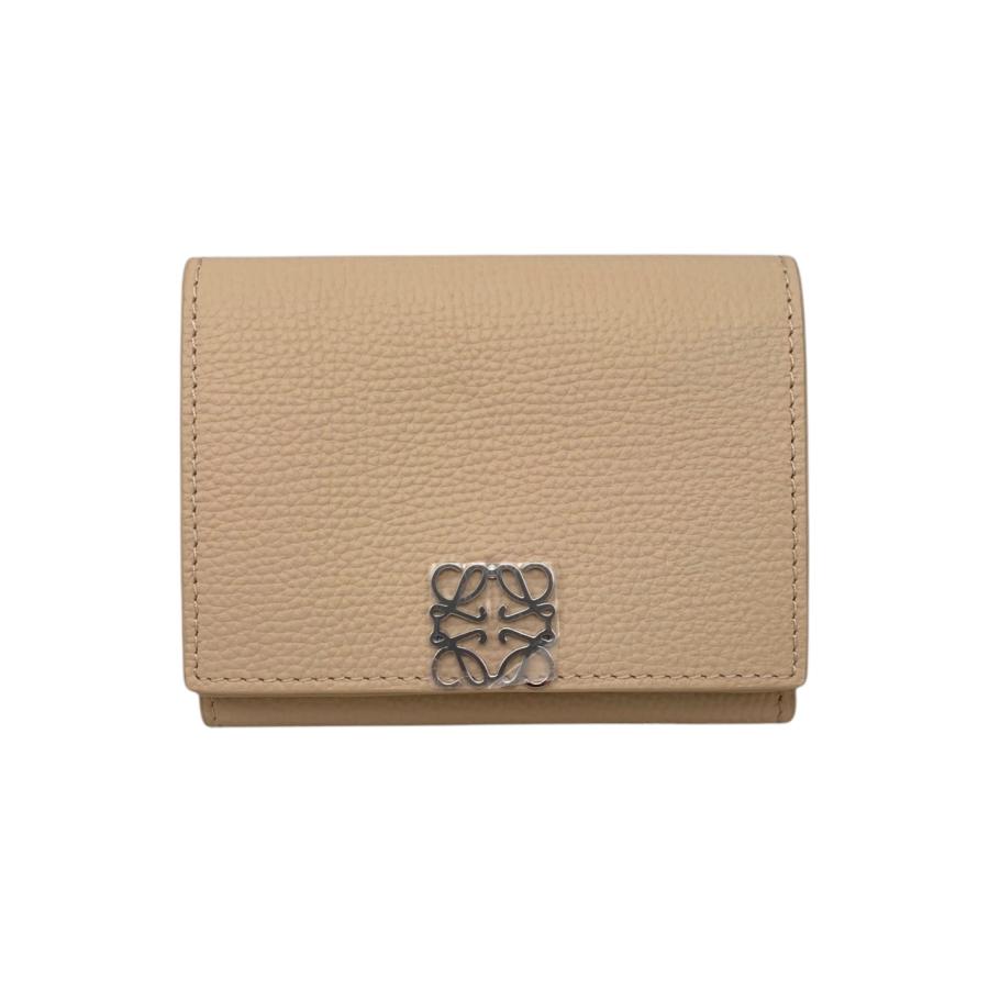 LOEWE トライフィールド　アナグラム　三つ折り財布　ベージュ LOEWE ロエベ （LOEWE） アナグラム トライフォールド 6cc