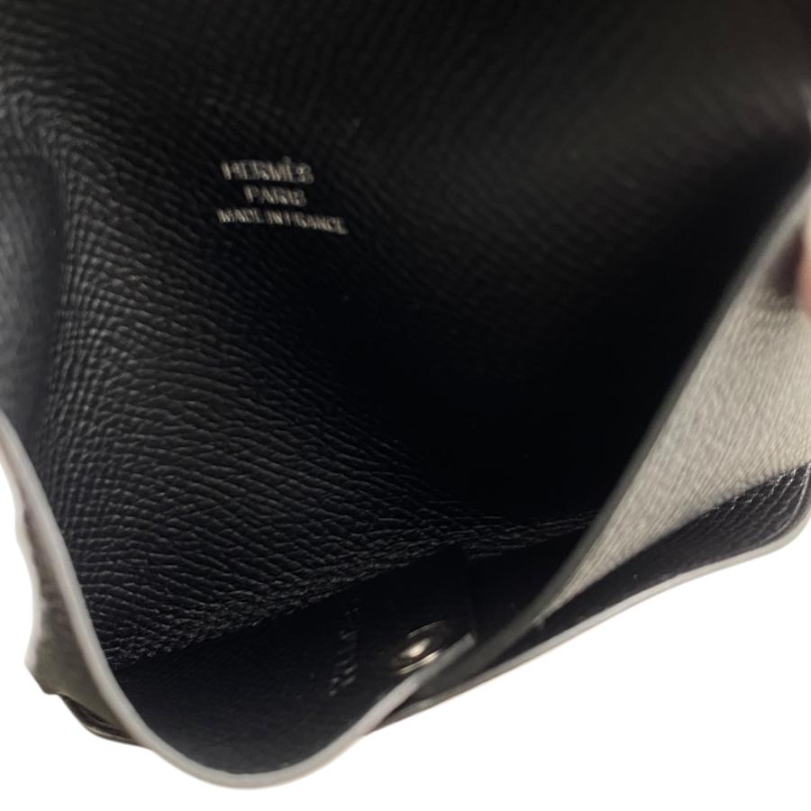 HERMES エルメス コインケース カルヴィデュオ エプソン 黒 W刻印 エルメス Hermes HERMES コインケース カルヴィデュオ CALVI DUO