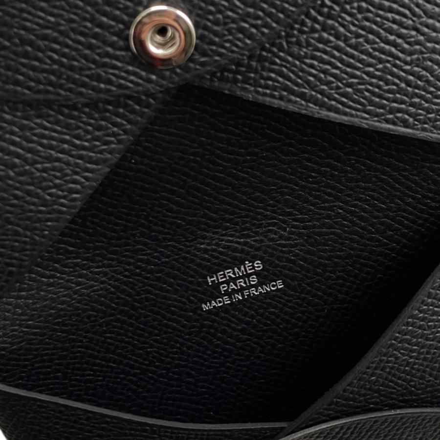 HERMES（エルメス） カードケース コインケース カルヴィ W刻印 ヴォー