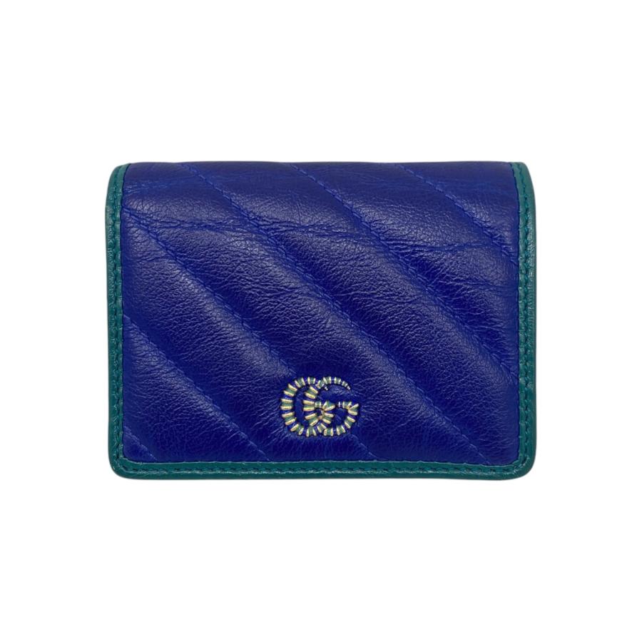 グッチ 2つ折り財布 コンパクトウォレット 573811 GGマーモント バイ 