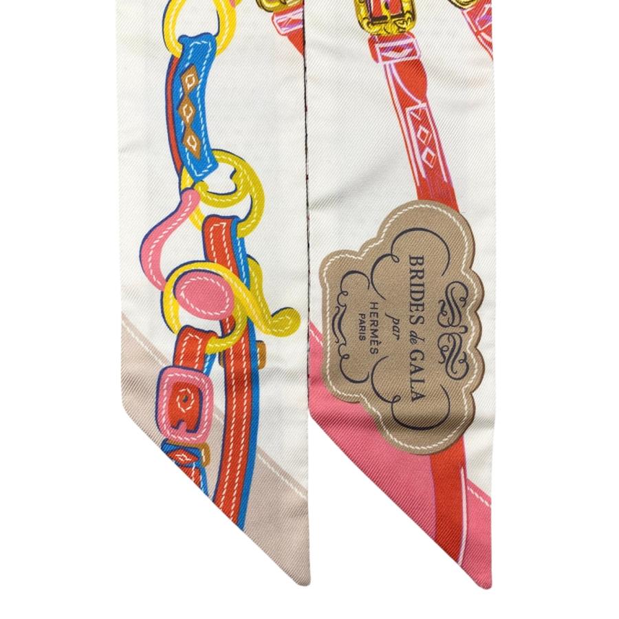 HERMES エルメス スカーフ ツイリー ツインズ HERMES エルメス シルクスカーフ ツイリー ツインズ ブリッド