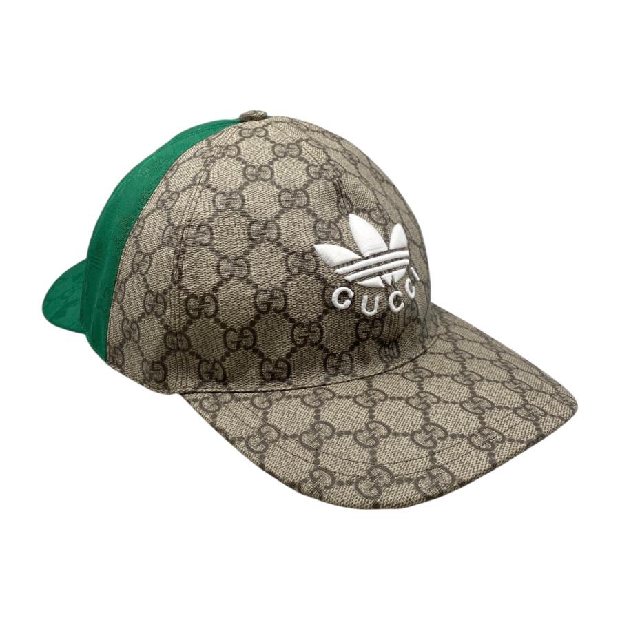 GUCCI（グッチ） グッチ×アディダスコラボ 帽子 ダブルバイザー