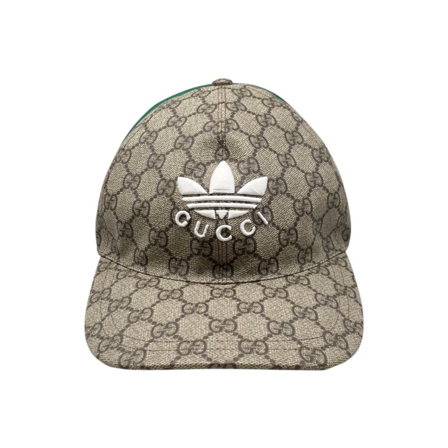 GUCCI（グッチ） グッチ×アディダスコラボ 帽子 ダブルバイザー