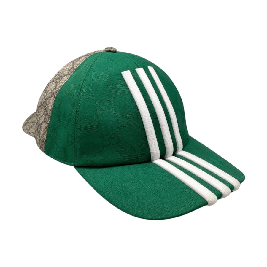GUCCI（グッチ） グッチ×アディダスコラボ 帽子 ダブルバイザー