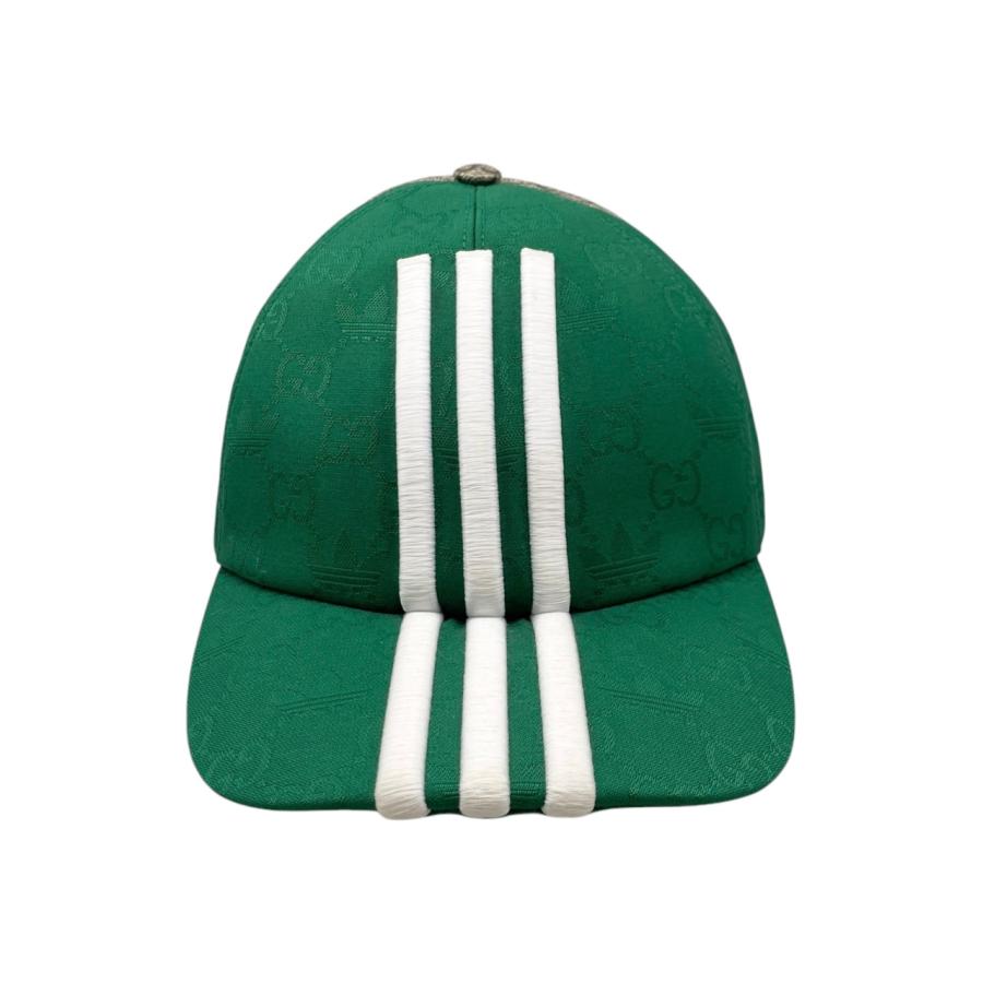 GUCCI（グッチ） グッチ×アディダスコラボ 帽子 ダブルバイザー
