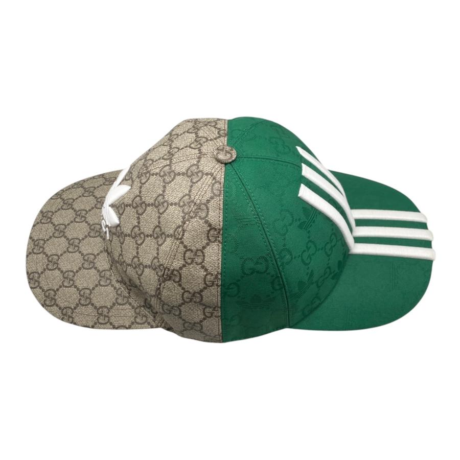 GUCCI（グッチ） グッチ×アディダスコラボ 帽子 ダブルバイザー