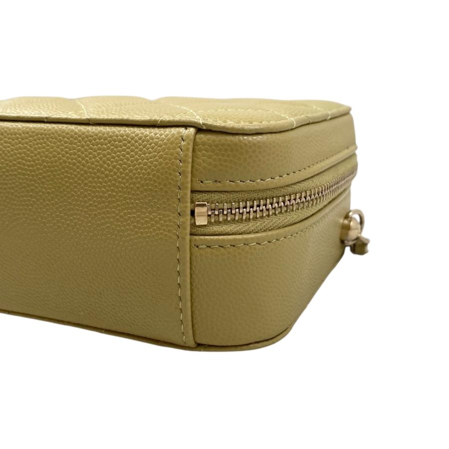 CHANEL シャネル マトラッセ ミニカメラバッグ AP2426 ショルダーバッグ
 キャビアスキン ブラック レディース【中古】【473】 CHANEL】シャネル『マトラッセ ミニ カメラバッグ』AP2426 レディース
