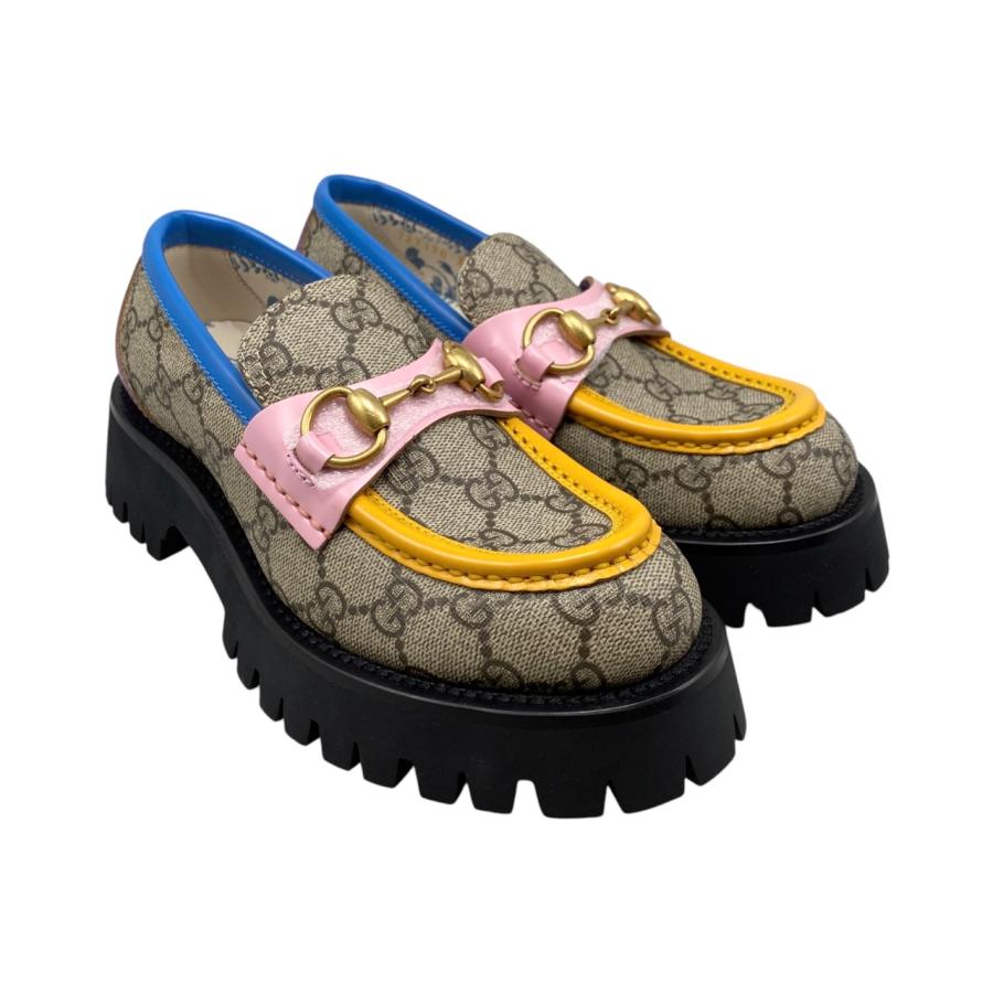 GUCCI グッチ ローファー GGスプリーム ビー刺繍 727170 34サイズ