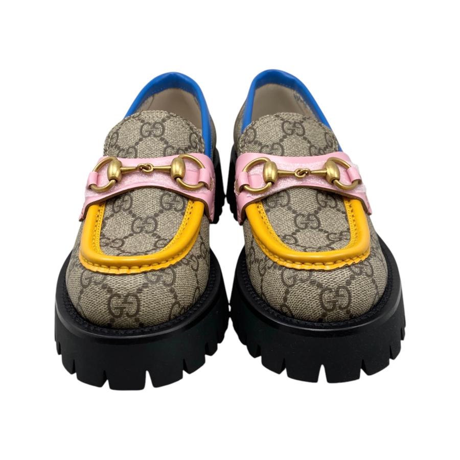 GUCCI（グッチ） ローファー GGスプリーム ビー刺繍 727170 34サイズ