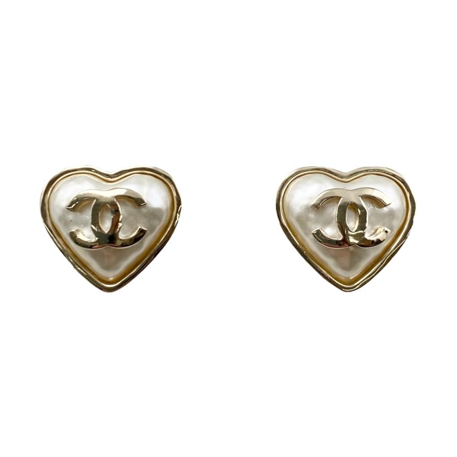 CHANEL シャネル ピアス ココマーク パール ハートモチーフ
