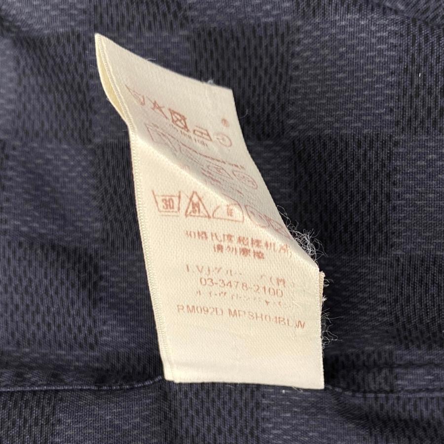 美品★ルイヴィトン ダミエ 長袖 LV LOUIS VUITTON（ルイ・ヴィトン） 長袖シャツ ダミエ RM092D MPSH04BLW