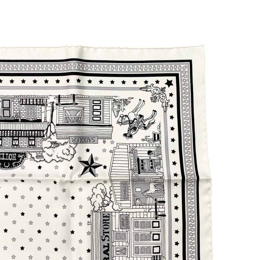 HERMES エルメス シルクバンダナ カレ55 パリ・ステーション