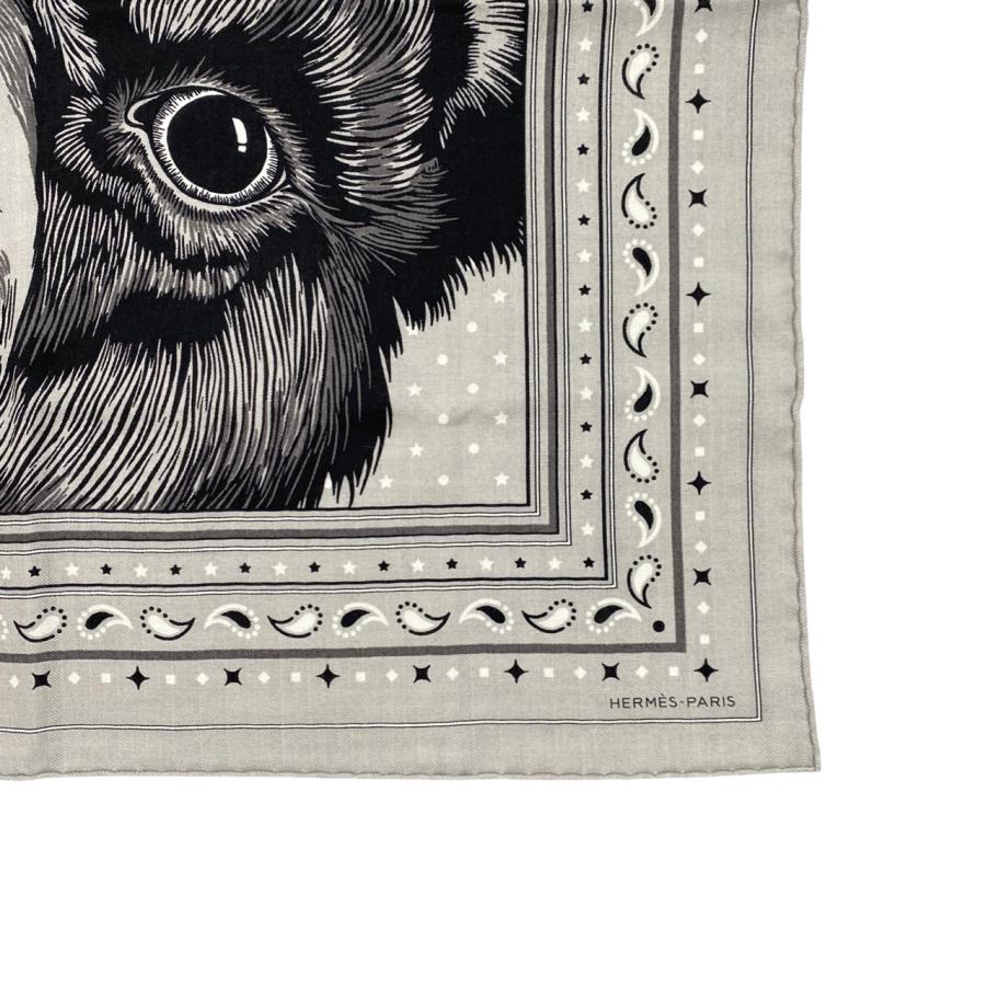 HERMES（エルメス） バンダナ カレH 65 GRRRRR! H284227T 14 グリ