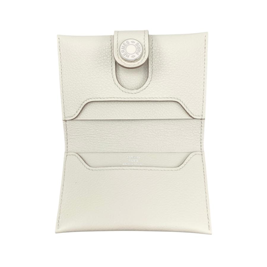 HERMES エルメス カードケース RMS B刻印 ベトン ホワイト