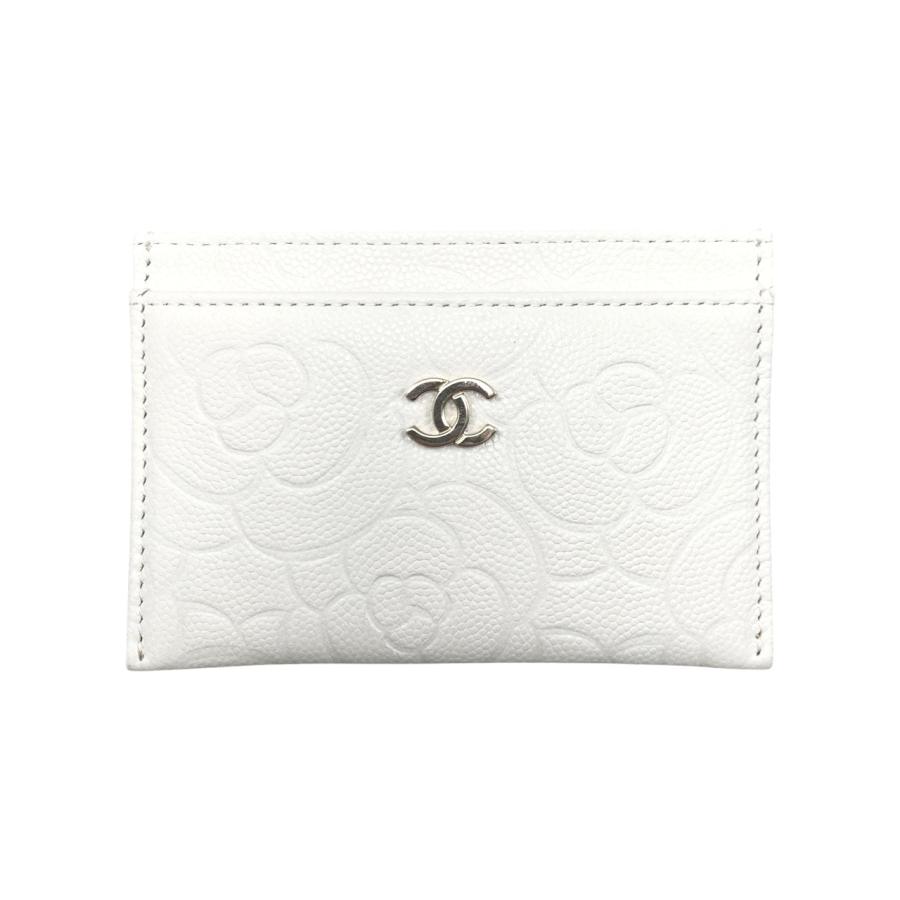 CHANEL（シャネル） カードケース カメリア ココマーク キャビアスキン 