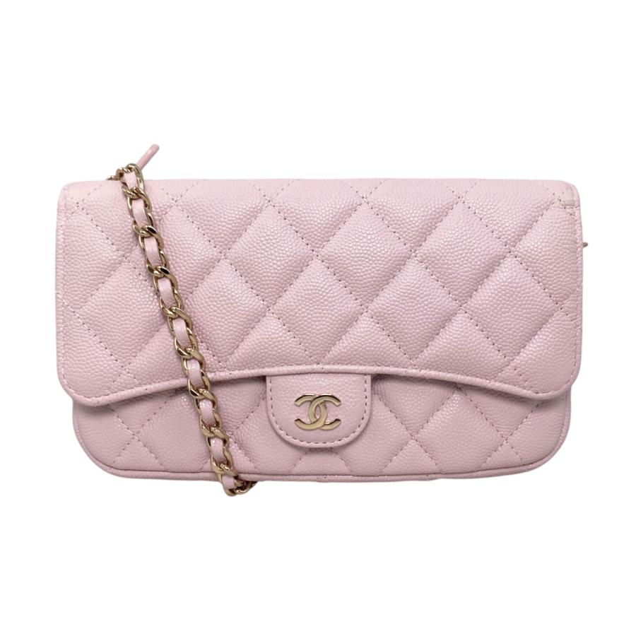 シャネル チェーンショルダー AP2096　チェーンウォレット キャビアスキン CHANEL（シャネル） ショルダーバッグ チェーンウォレット フォン