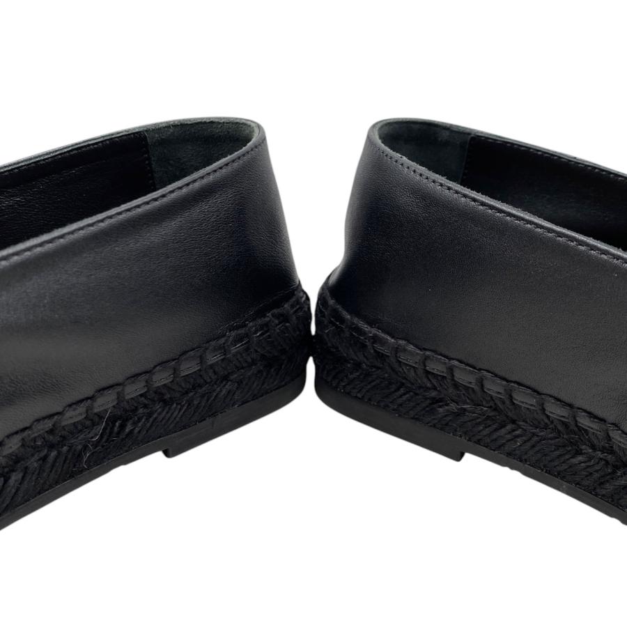 美品 シャネル ラムスキン エスパドリーユ スニーカー 37 CHANEL シャネルエスパドリーユ エスパドリーユ - ラムスキン、ブラック