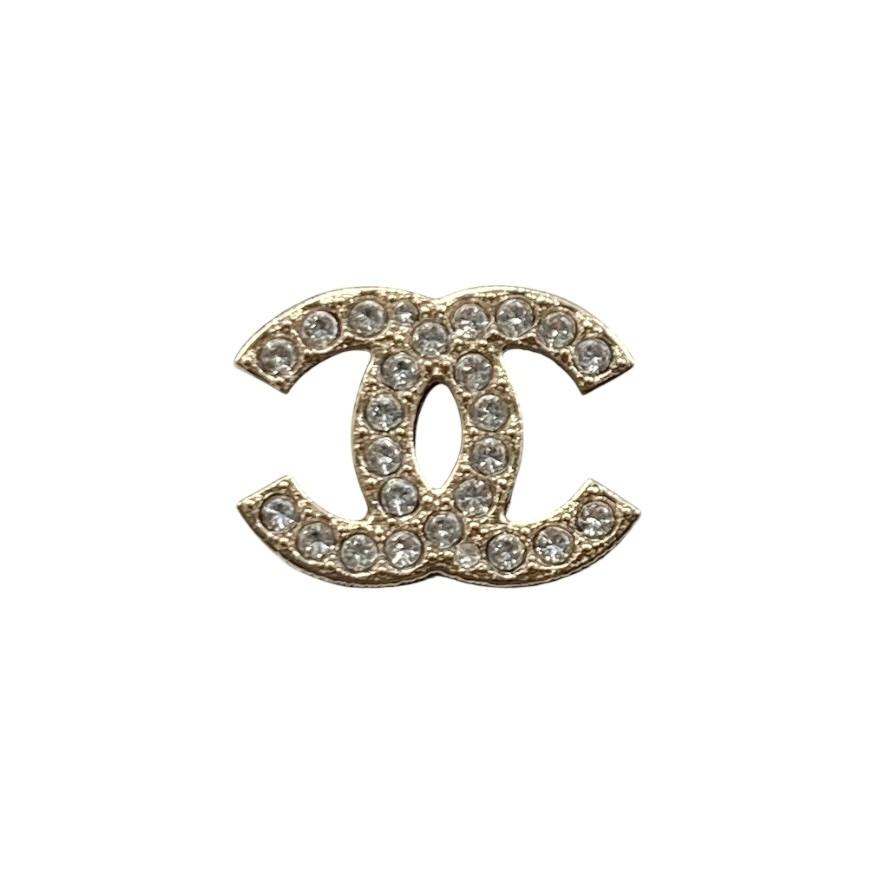 CHANEL シャネル ピアス ココマーク ラインストーン ゴールド CHANEL シャネル ピアス ココマーク ラインストーン ゴールド