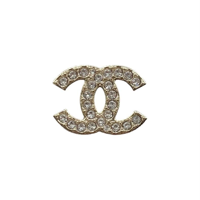 CHANEL シャネル ピアス ココマーク ラインストーン ゴールド CHANEL シャネル ピアス ココマーク ラインストーン ゴールド