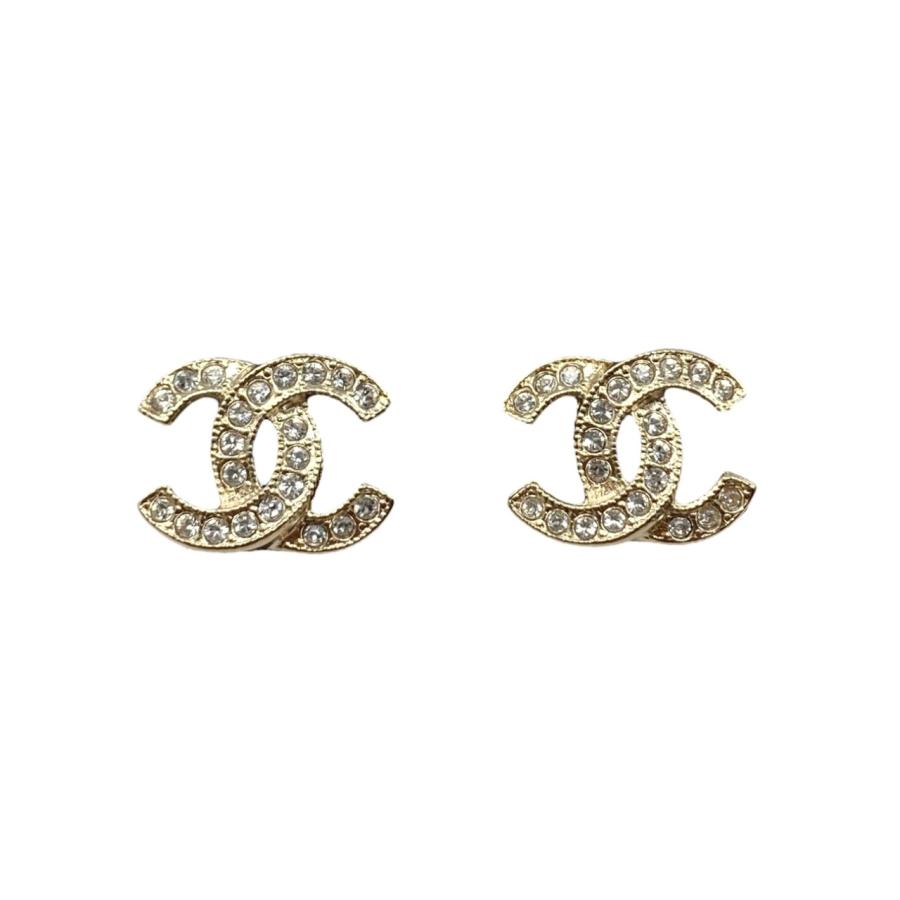 CHANEL（シャネル） ピアス ココマーク ABE100 F24V ラインストーン