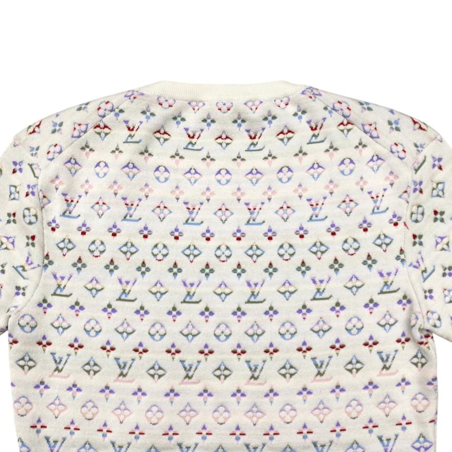 LOUIS VUITTON ルイヴィトン 半袖セーター ロゴ モノグラム LOUIS VUITTON ルイヴィトン 半袖セーター ロゴ モノグラム
