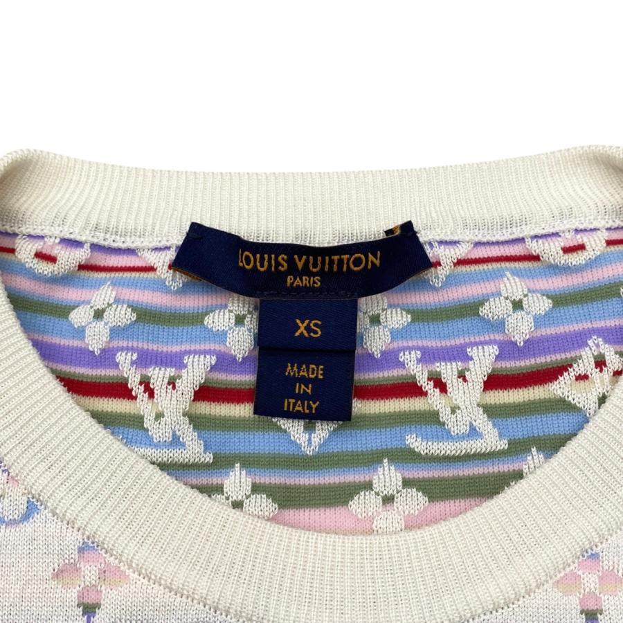 LOUIS VUITTON ルイヴィトン 半袖セーター ロゴ モノグラム LOUIS VUITTON ルイヴィトン 半袖セーター ロゴ モノグラム
